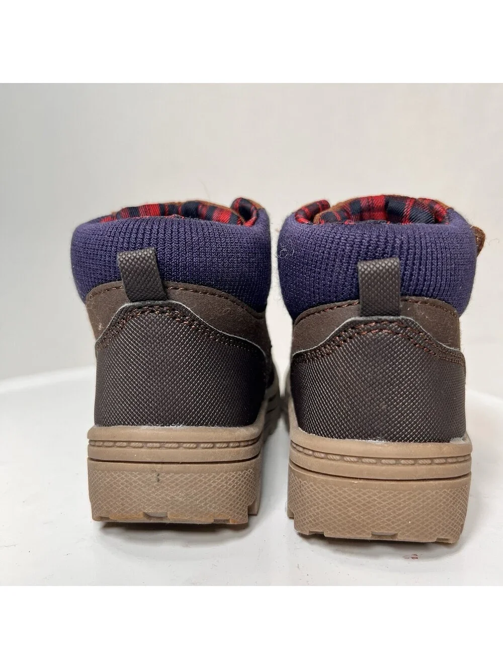 Toddler Boys CARTER'S CYRUS Brown Blue Ankle Boots Shoes 6